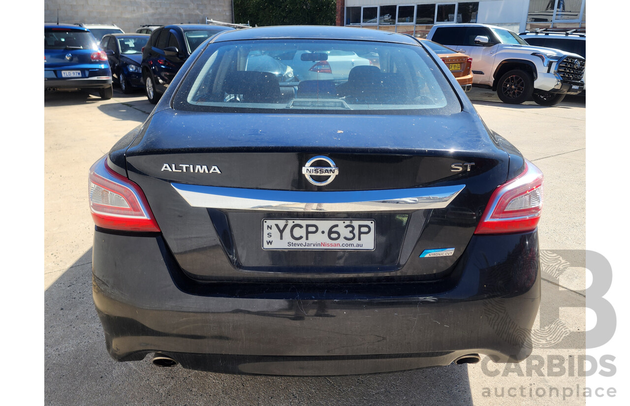 9/2014 Nissan Altima ST L33 4d Sedan Black 2.5L