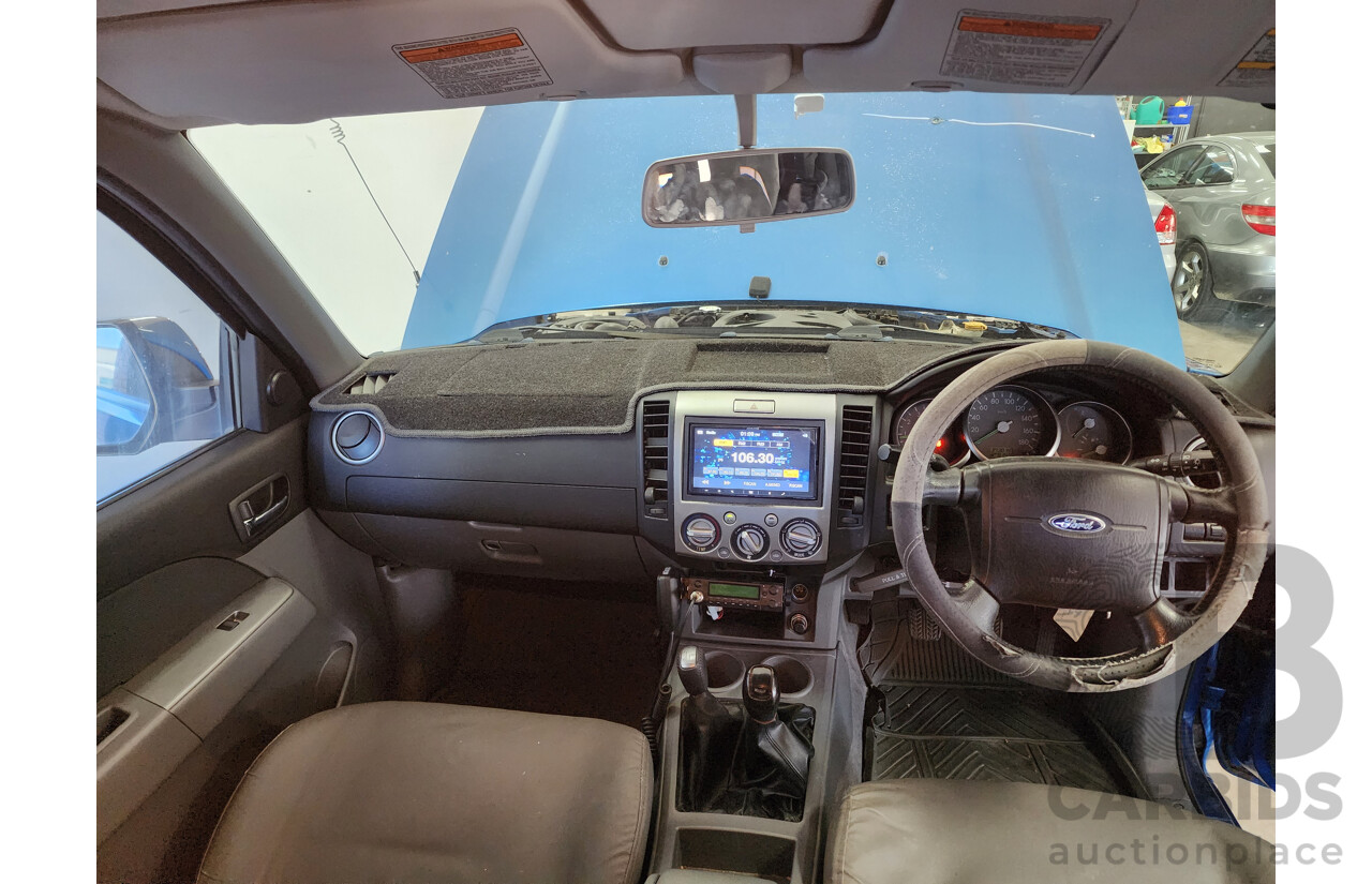 8/2008 Ford Ranger XLT (4x4) PJ Dual Cab P/Up Blue 3.0L