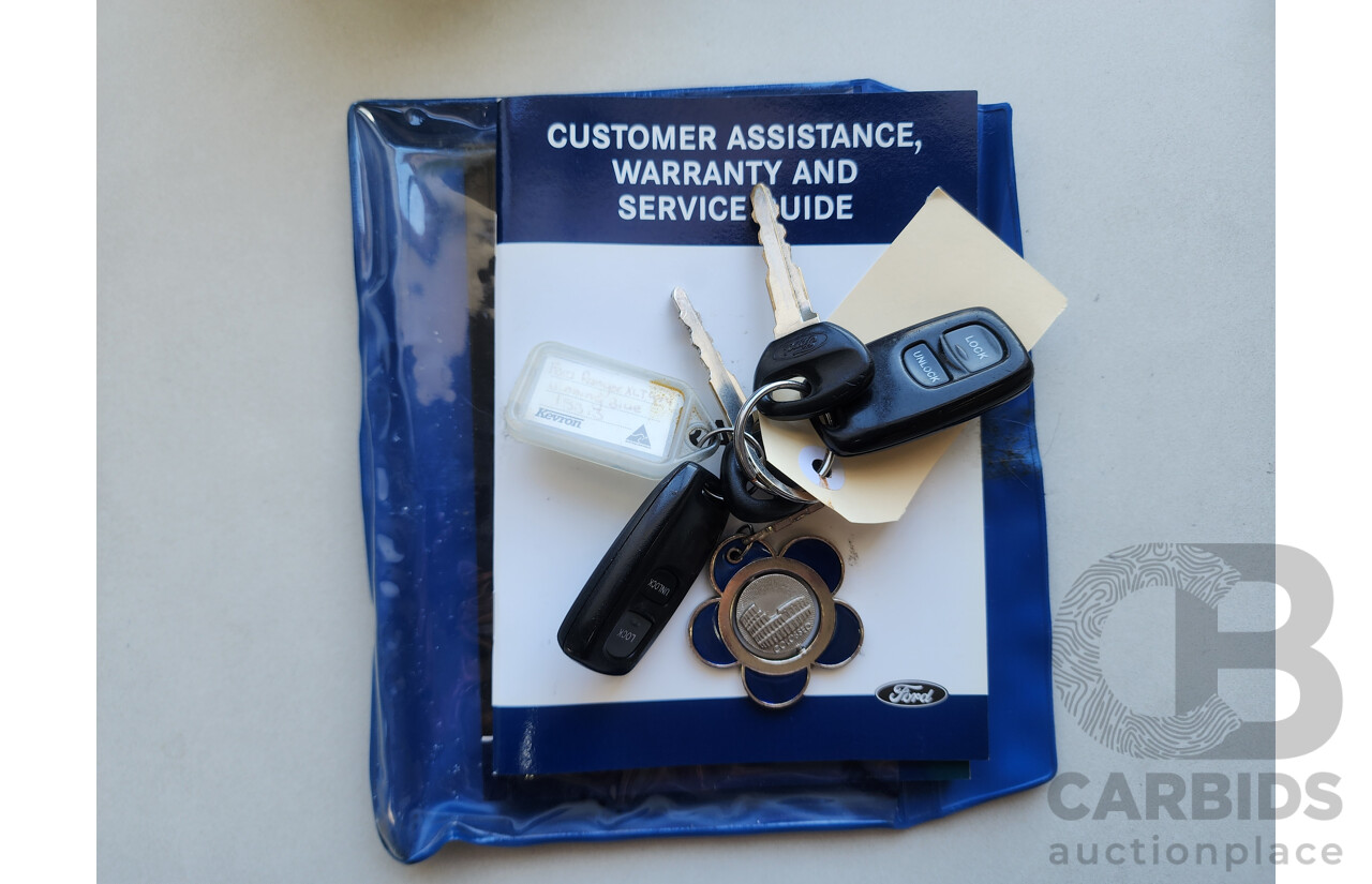 8/2008 Ford Ranger XLT (4x4) PJ Dual Cab P/Up Blue 3.0L