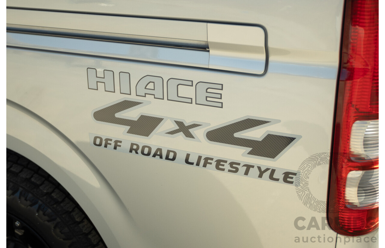 1/2012 Toyota Hiace LWB KDH206V (4x4) MY12 4d Van Silver Turbo Diesel 3.0L - Import