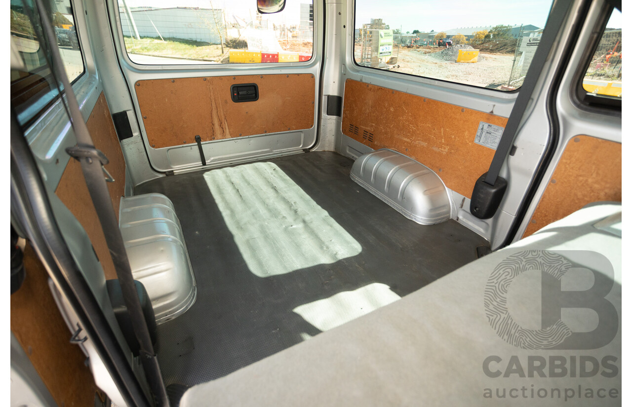 1/2012 Toyota Hiace LWB KDH206V (4x4) MY12 4d Van Silver Turbo Diesel 3.0L - Import