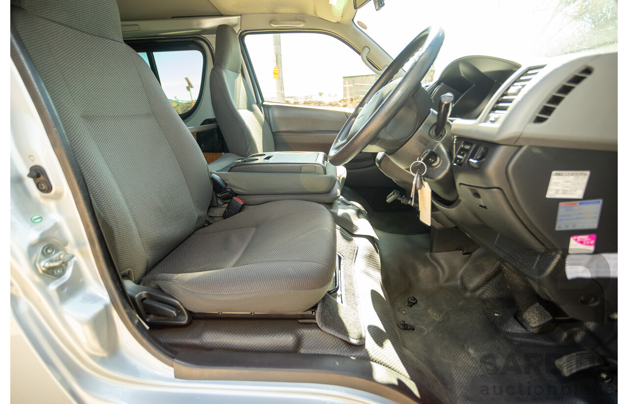 1/2012 Toyota Hiace LWB KDH206V (4x4) MY12 4d Van Silver Turbo Diesel 3.0L - Import