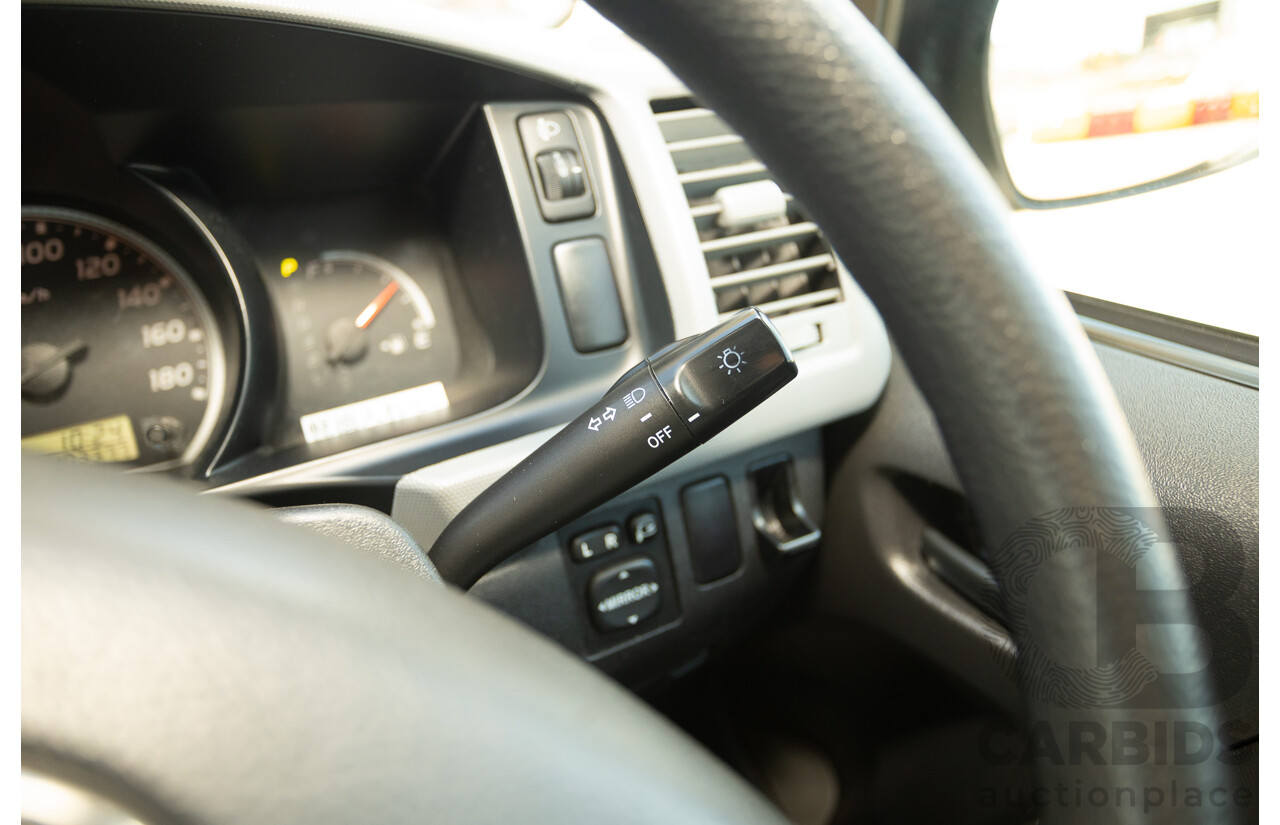 1/2012 Toyota Hiace LWB KDH206V (4x4) MY12 4d Van Silver Turbo Diesel 3.0L - Import