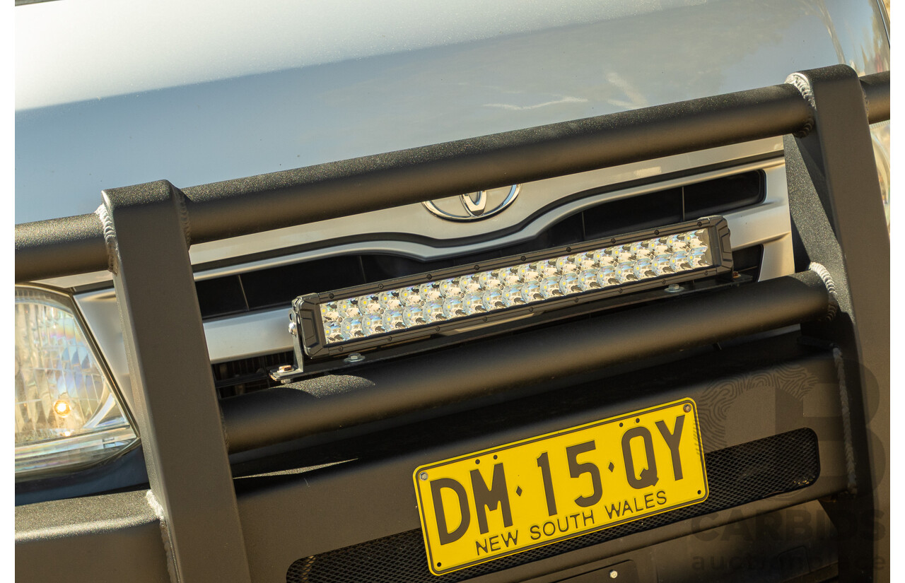 1/2012 Toyota Hiace LWB KDH206V (4x4) MY12 4d Van Silver Turbo Diesel 3.0L - Import