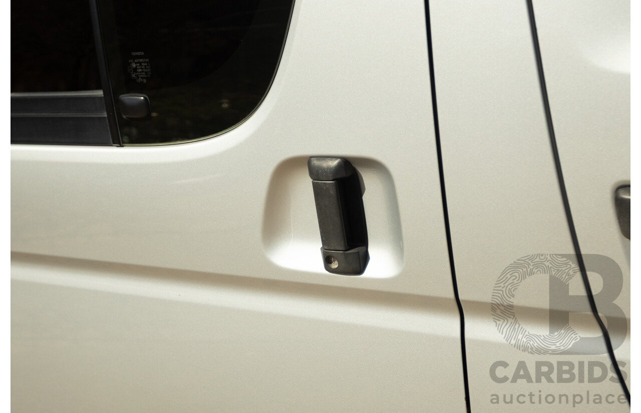 1/2012 Toyota Hiace LWB KDH206V (4x4) MY12 4d Van Silver Turbo Diesel 3.0L - Import