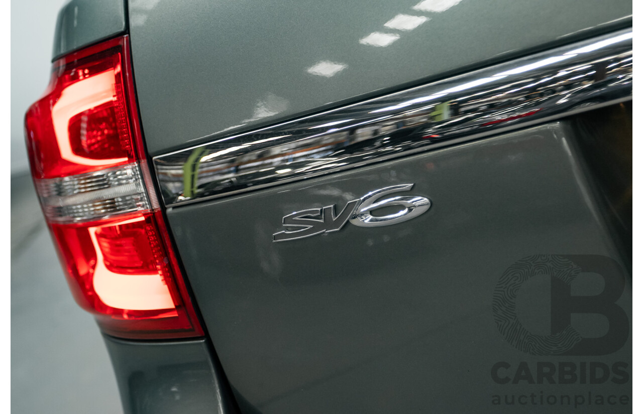 06/2016 Holden Commodore SV6 VF II 4D Sportwagon Prussian Steel Grey 3.6L