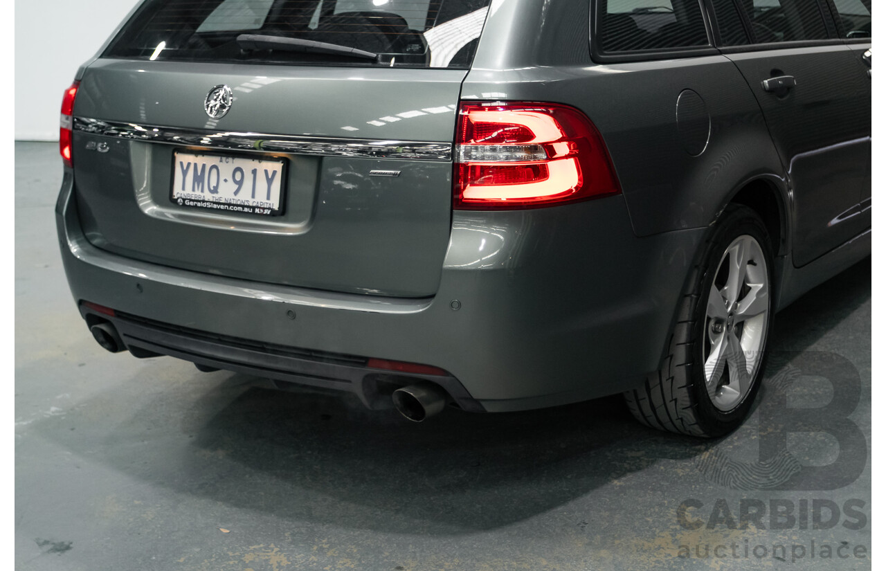 06/2016 Holden Commodore SV6 VF II 4D Sportwagon Prussian Steel Grey 3.6L