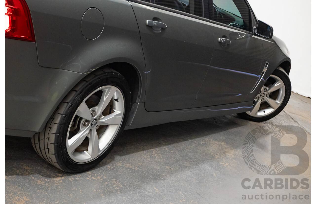 06/2016 Holden Commodore SV6 VF II 4D Sportwagon Prussian Steel Grey 3.6L
