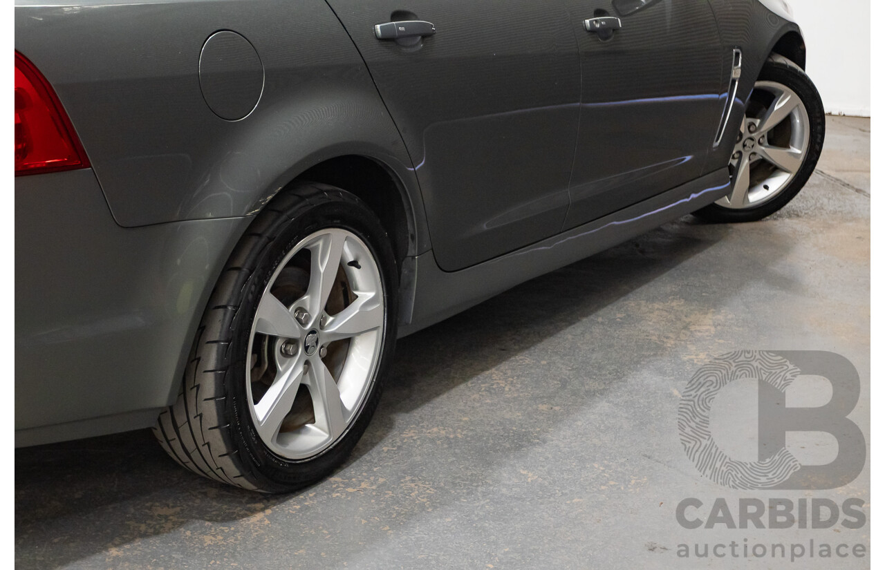 06/2016 Holden Commodore SV6 VF II 4D Sportwagon Prussian Steel Grey 3.6L