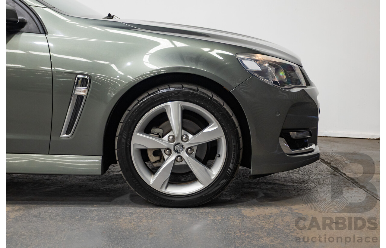 06/2016 Holden Commodore SV6 VF II 4D Sportwagon Prussian Steel Grey 3.6L