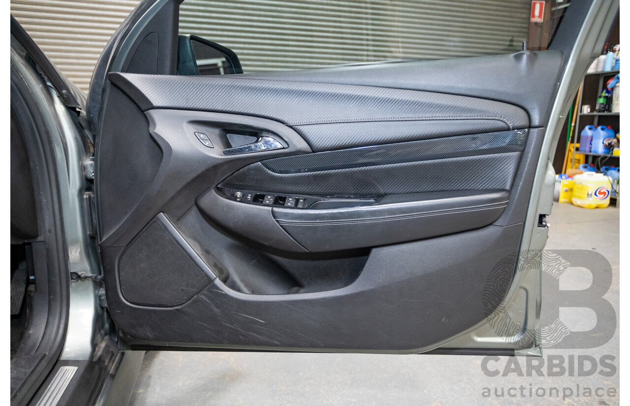 06/2016 Holden Commodore SV6 VF II 4D Sportwagon Prussian Steel Grey 3.6L