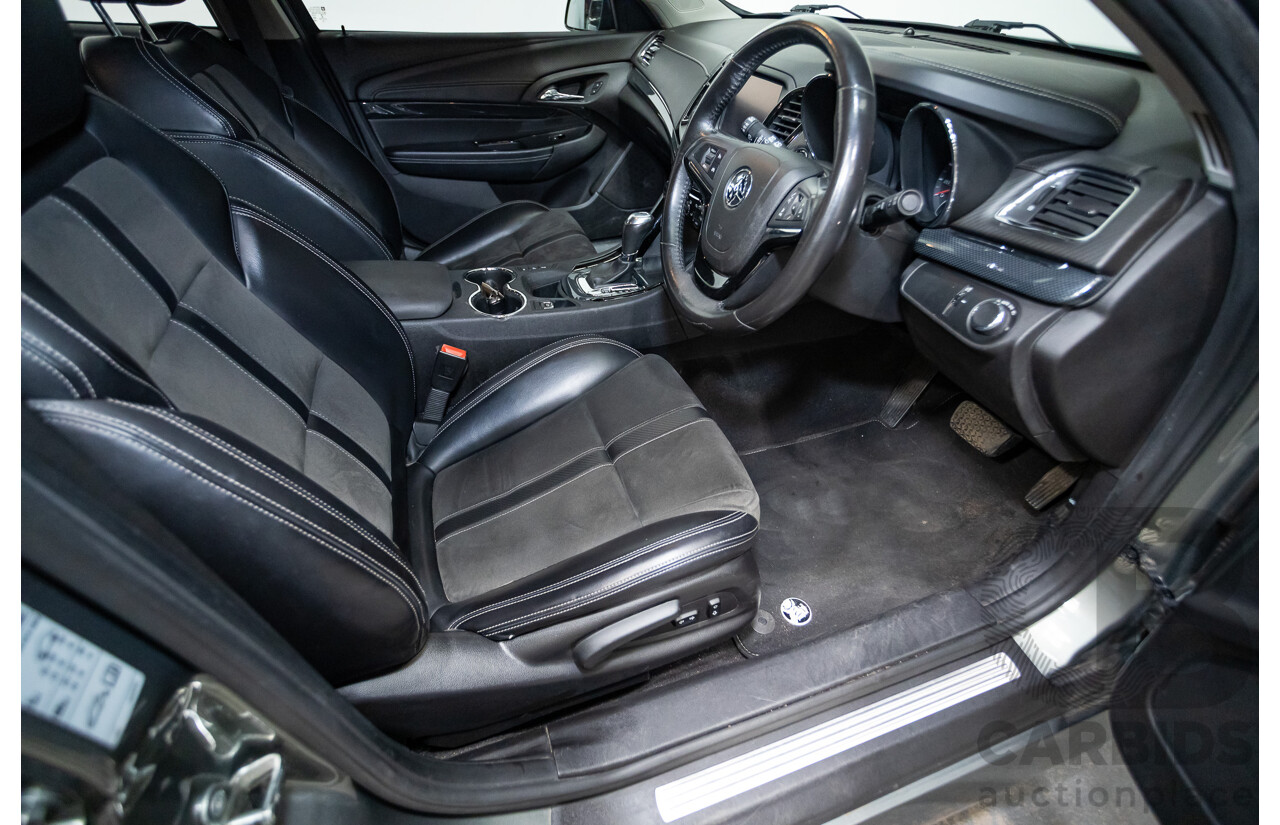 06/2016 Holden Commodore SV6 VF II 4D Sportwagon Prussian Steel Grey 3.6L