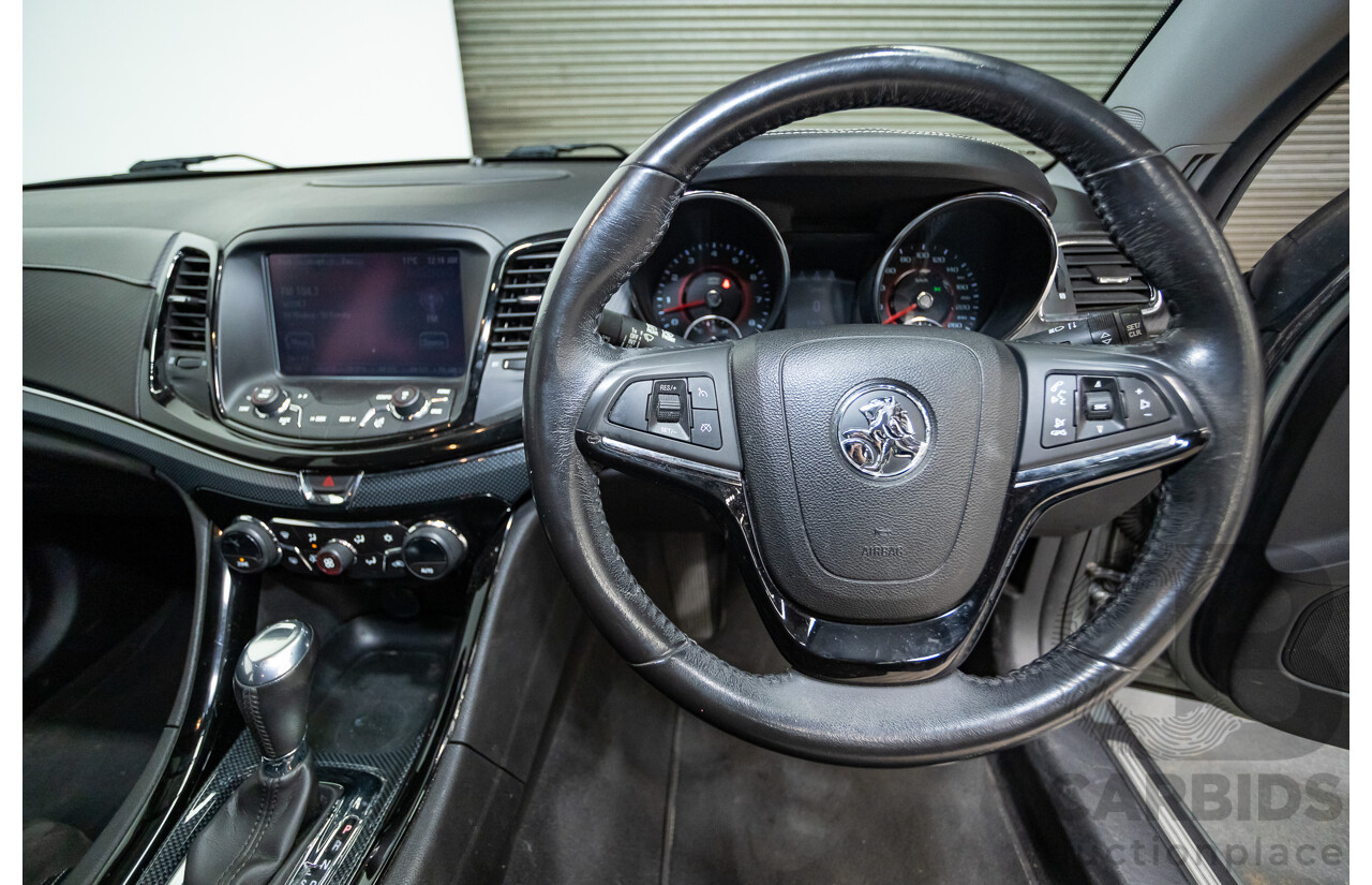 06/2016 Holden Commodore SV6 VF II 4D Sportwagon Prussian Steel Grey 3.6L