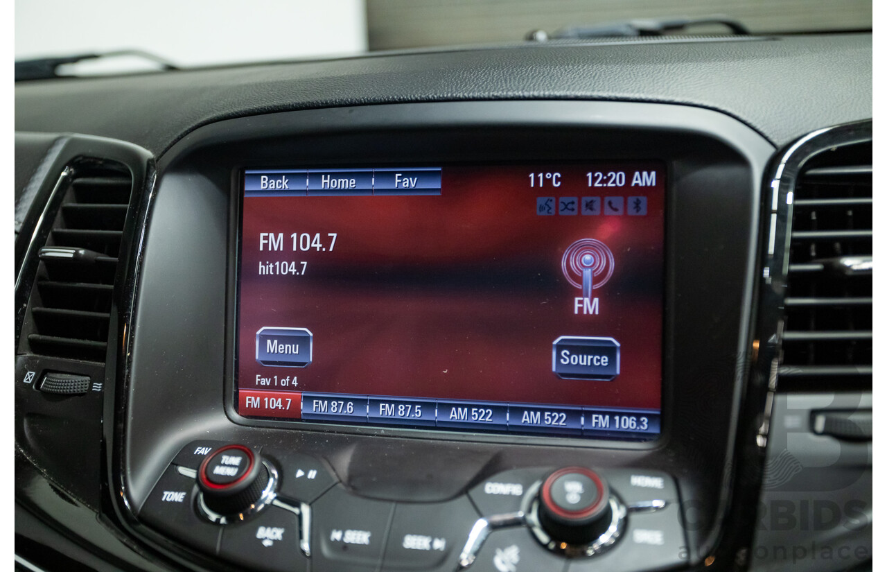 06/2016 Holden Commodore SV6 VF II 4D Sportwagon Prussian Steel Grey 3.6L