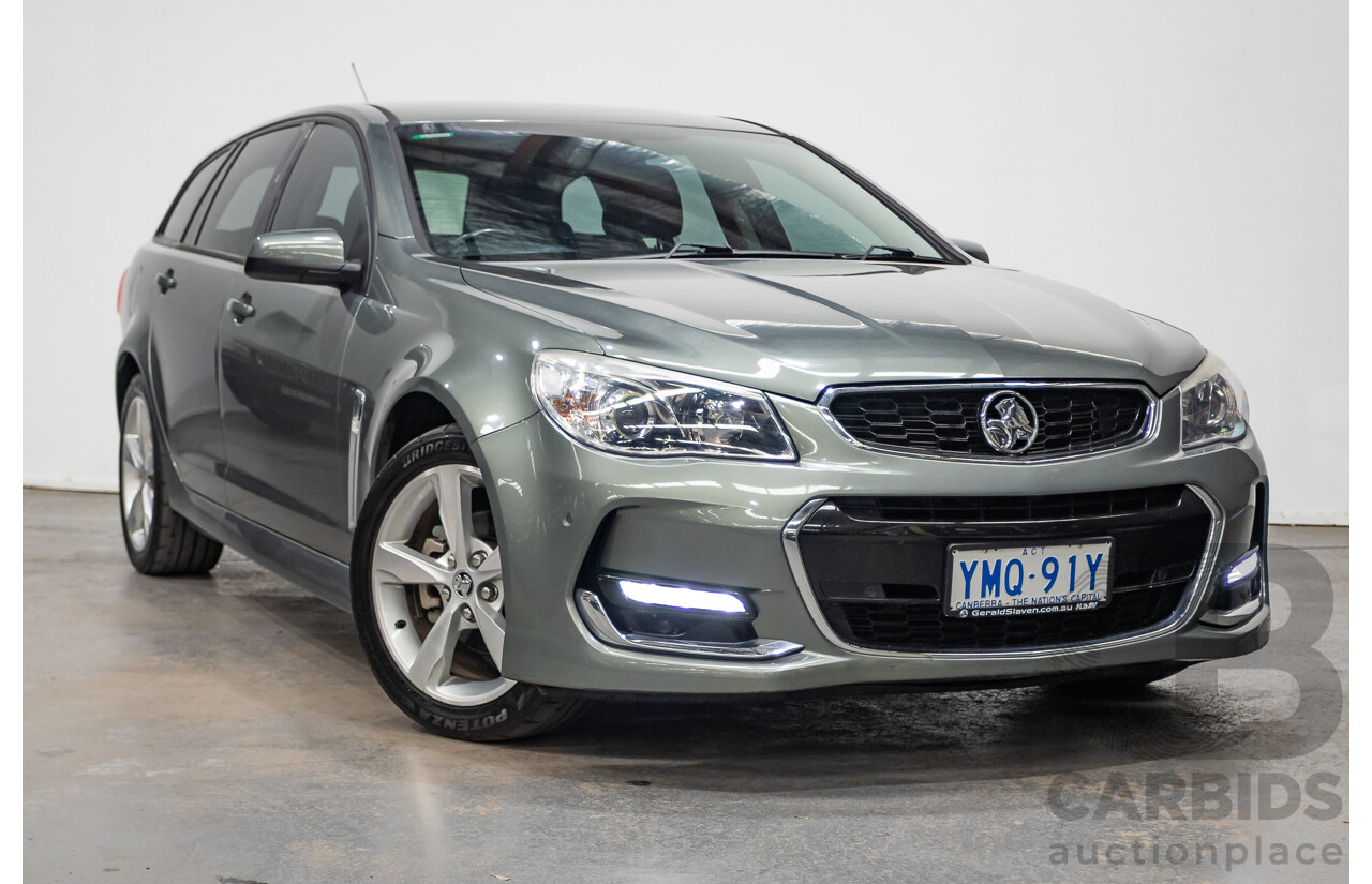 06/2016 Holden Commodore SV6 VF II 4D Sportwagon Prussian Steel Grey 3.6L