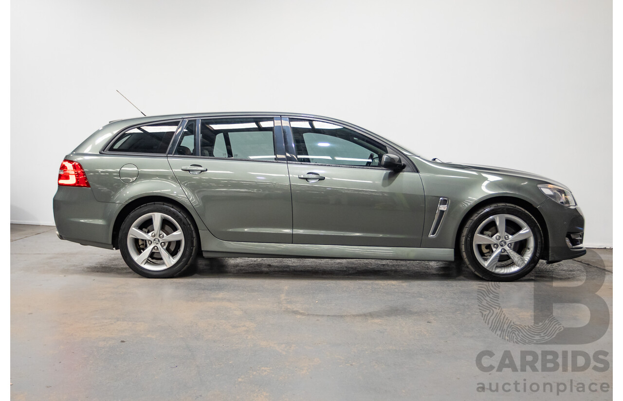 06/2016 Holden Commodore SV6 VF II 4D Sportwagon Prussian Steel Grey 3.6L
