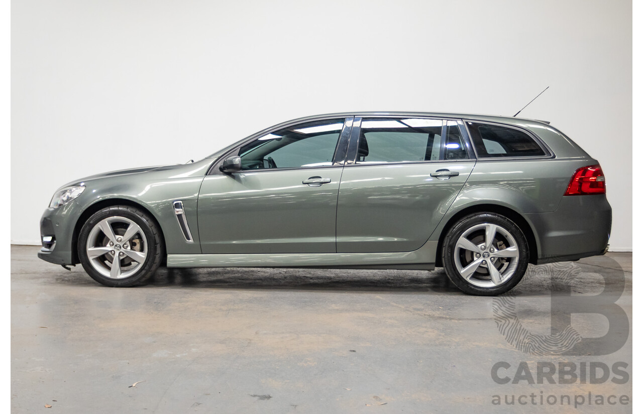 06/2016 Holden Commodore SV6 VF II 4D Sportwagon Prussian Steel Grey 3.6L