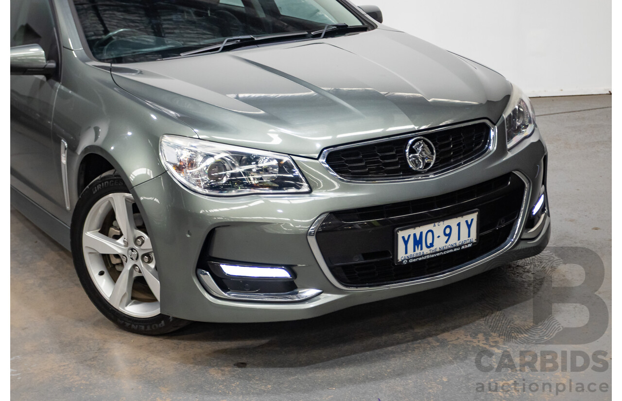 06/2016 Holden Commodore SV6 VF II 4D Sportwagon Prussian Steel Grey 3.6L