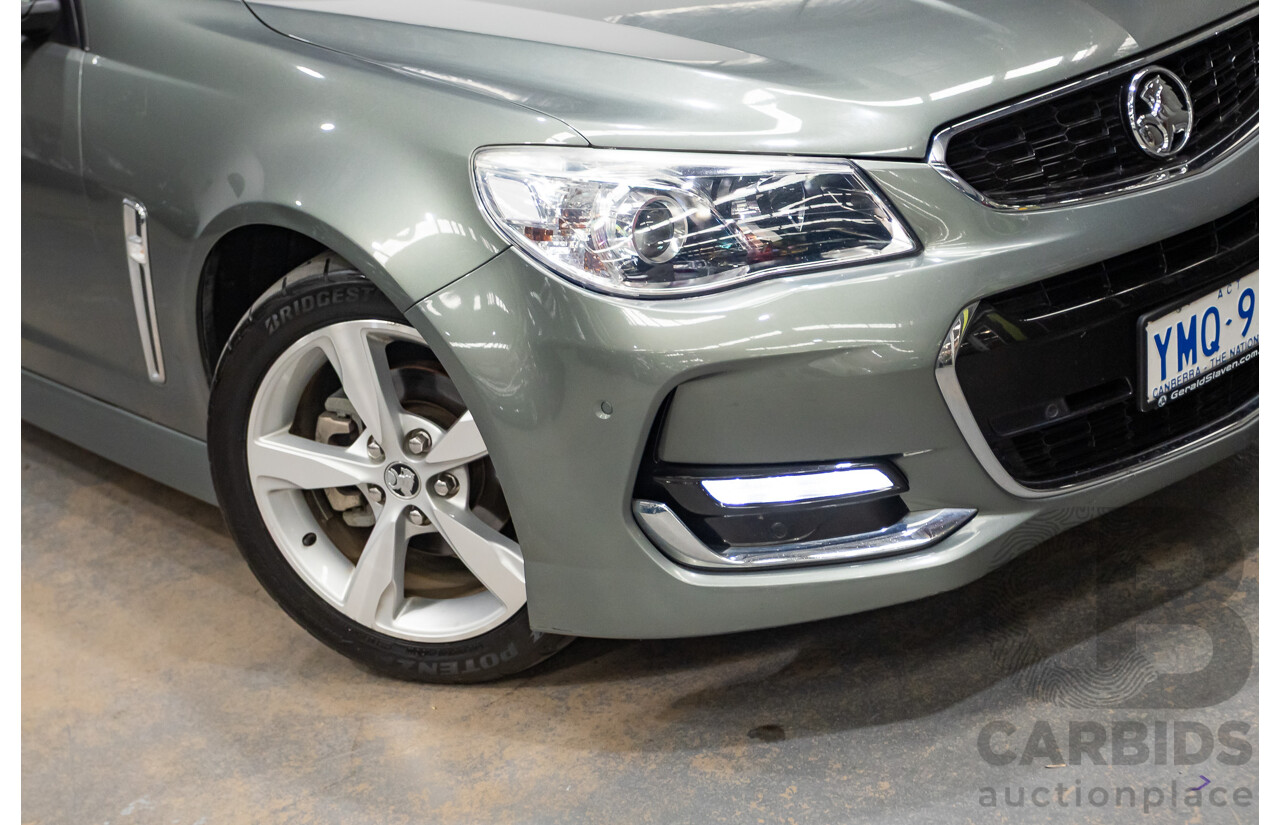 06/2016 Holden Commodore SV6 VF II 4D Sportwagon Prussian Steel Grey 3.6L