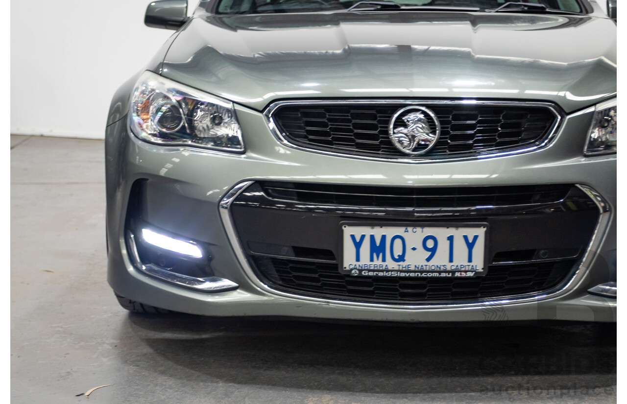 06/2016 Holden Commodore SV6 VF II 4D Sportwagon Prussian Steel Grey 3.6L