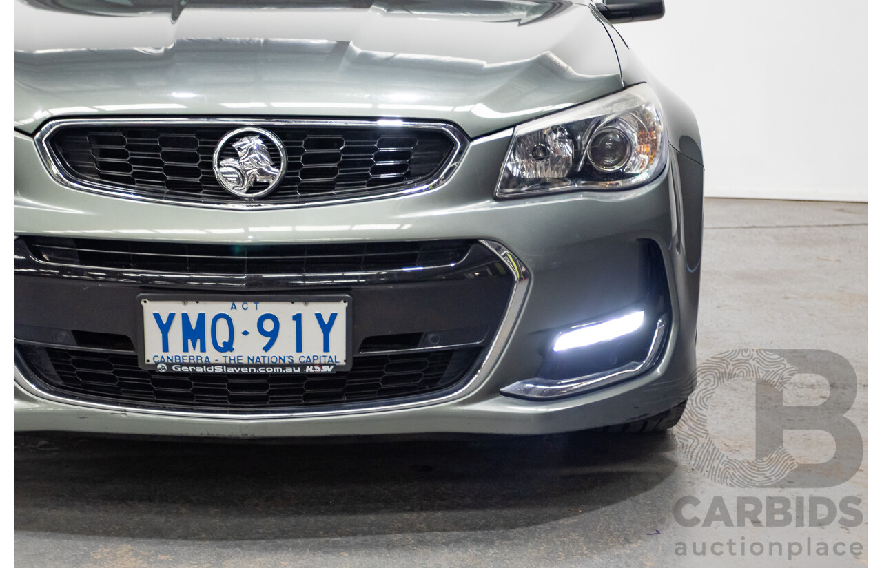 06/2016 Holden Commodore SV6 VF II 4D Sportwagon Prussian Steel Grey 3.6L