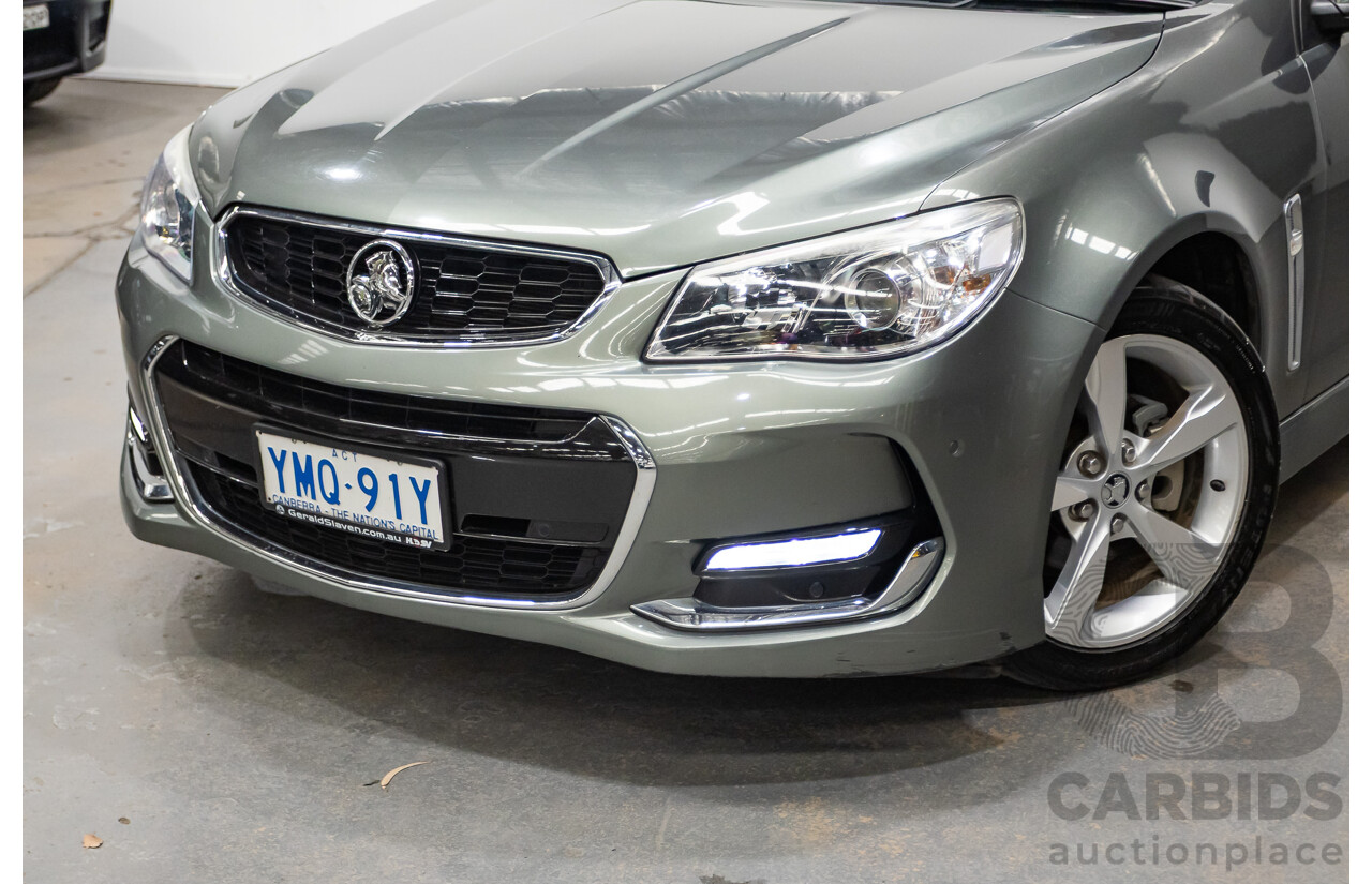 06/2016 Holden Commodore SV6 VF II 4D Sportwagon Prussian Steel Grey 3.6L