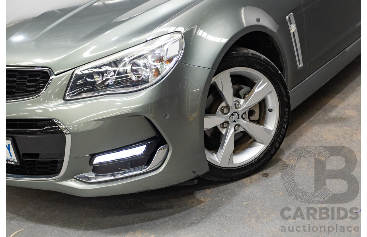 06/2016 Holden Commodore SV6 VF II 4D Sportwagon Prussian Steel Grey 3.6L