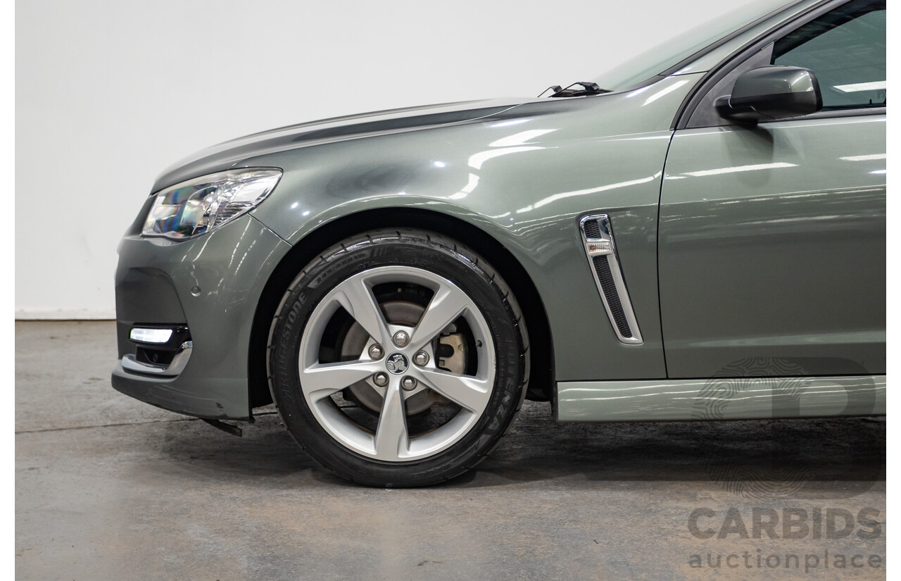 06/2016 Holden Commodore SV6 VF II 4D Sportwagon Prussian Steel Grey 3.6L