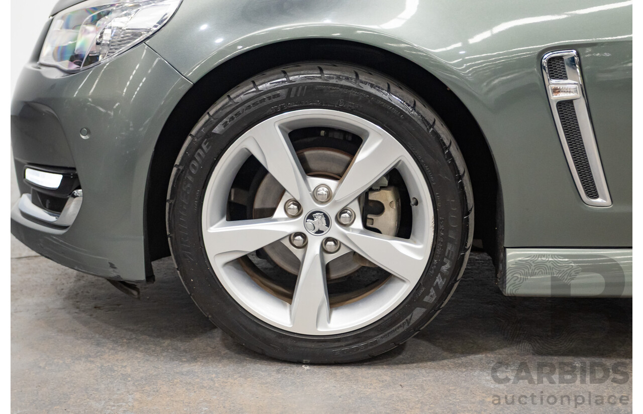 06/2016 Holden Commodore SV6 VF II 4D Sportwagon Prussian Steel Grey 3.6L