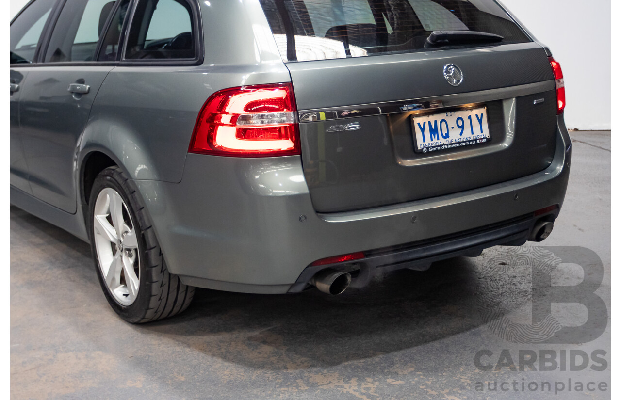 06/2016 Holden Commodore SV6 VF II 4D Sportwagon Prussian Steel Grey 3.6L