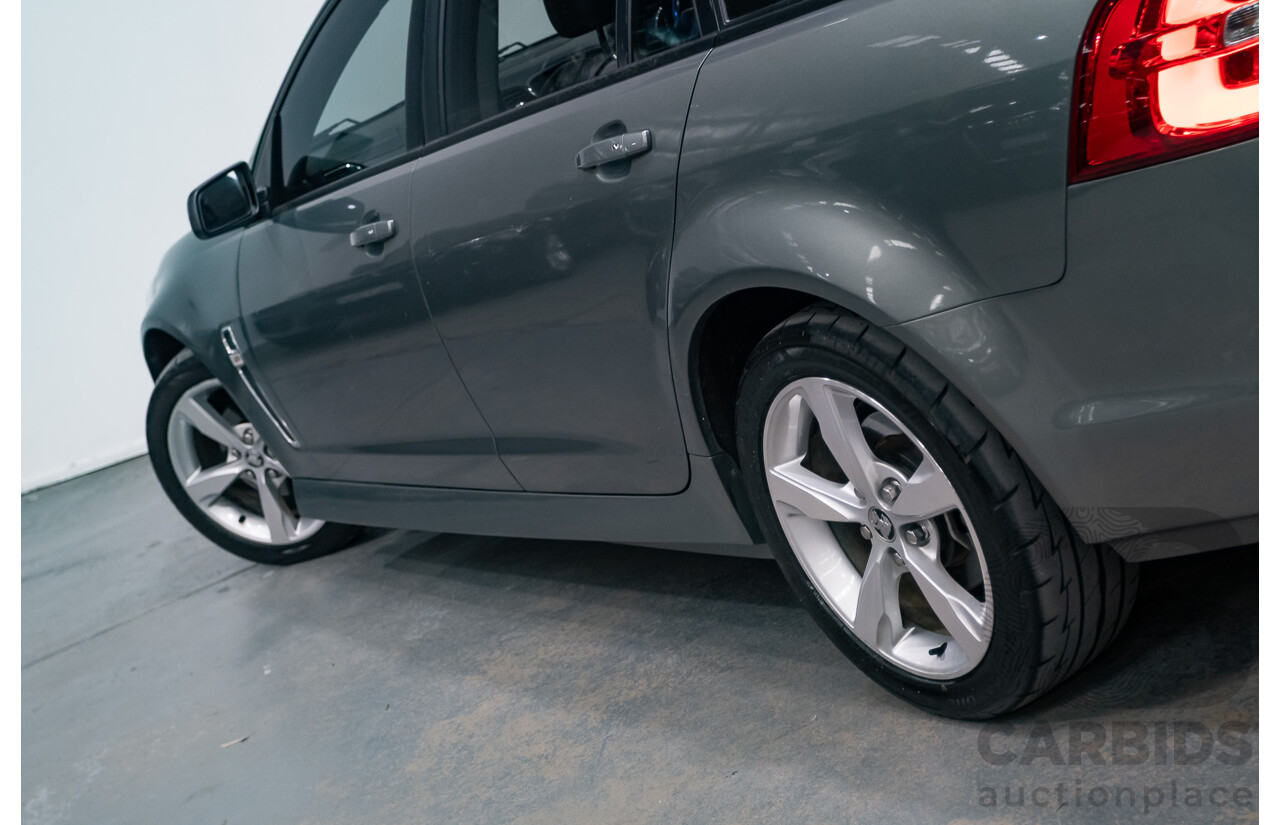 06/2016 Holden Commodore SV6 VF II 4D Sportwagon Prussian Steel Grey 3.6L