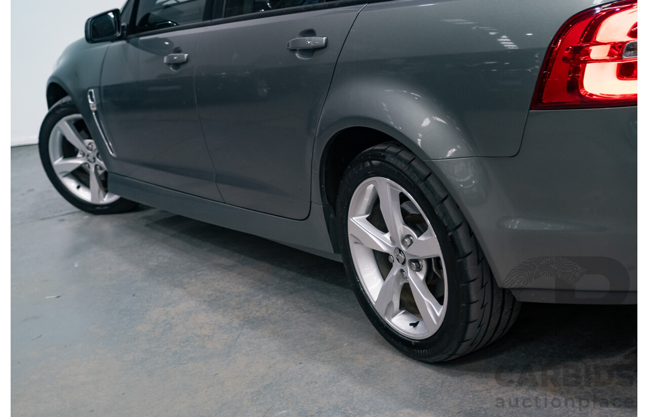 06/2016 Holden Commodore SV6 VF II 4D Sportwagon Prussian Steel Grey 3.6L