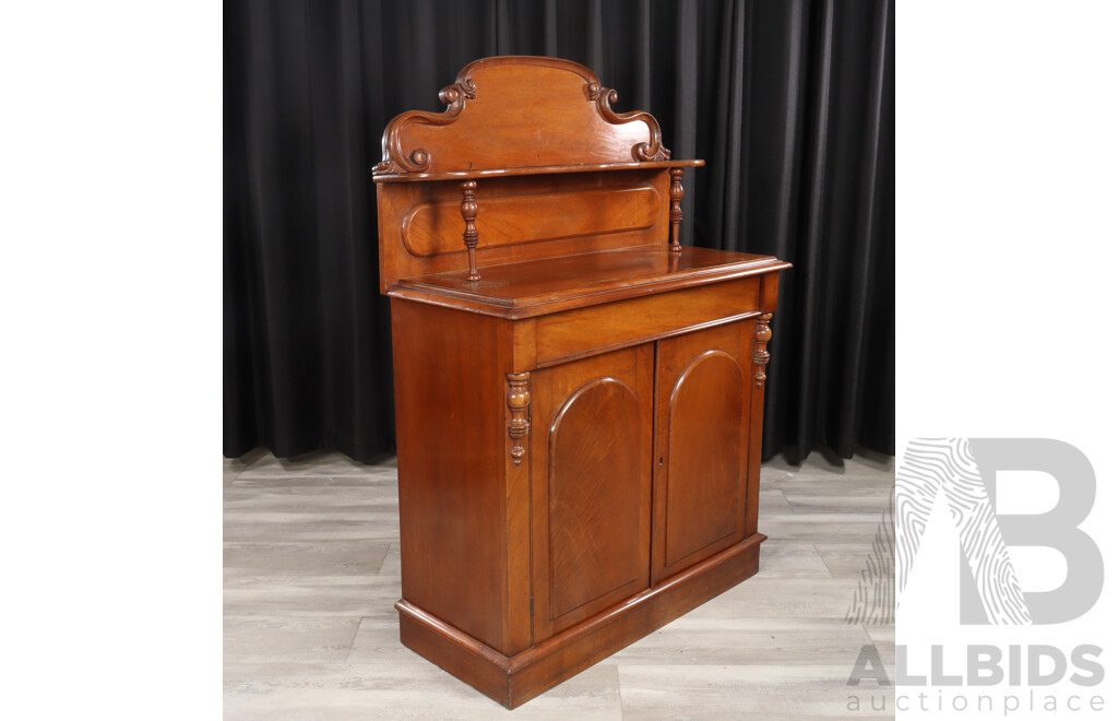 Victorian Cedar High Back Chiffionier