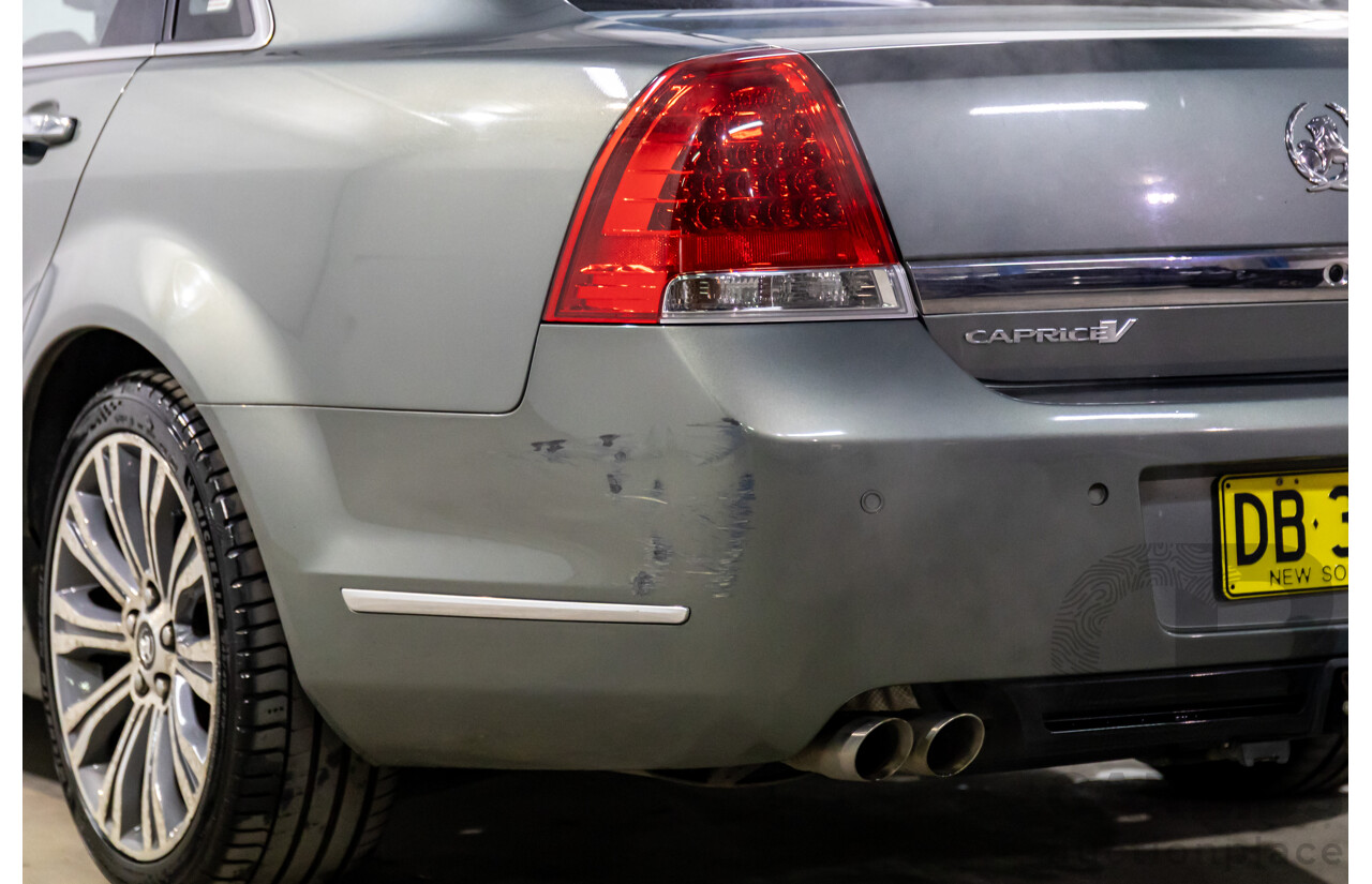 7/2015 Holden Caprice V WN MY15 4d Sedan Prussian Steel Grey Metallic V8 6.0L