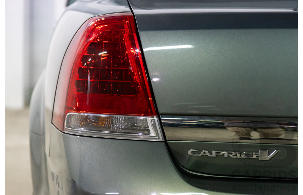 7/2015 Holden Caprice V WN MY15 4d Sedan Prussian Steel Grey Metallic V8 6.0L