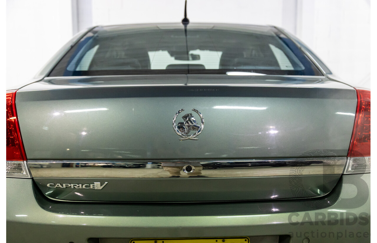 7/2015 Holden Caprice V WN MY15 4d Sedan Prussian Steel Grey Metallic V8 6.0L