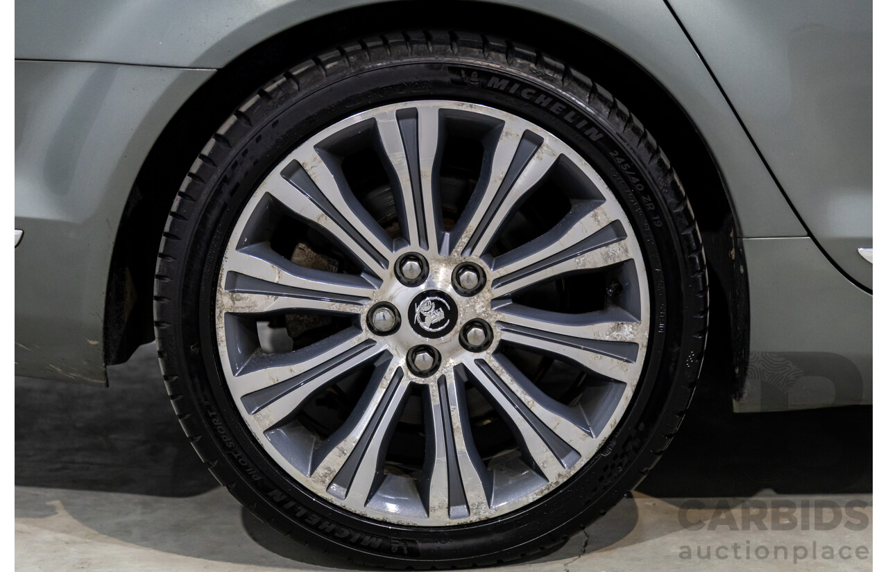 7/2015 Holden Caprice V WN MY15 4d Sedan Prussian Steel Grey Metallic V8 6.0L