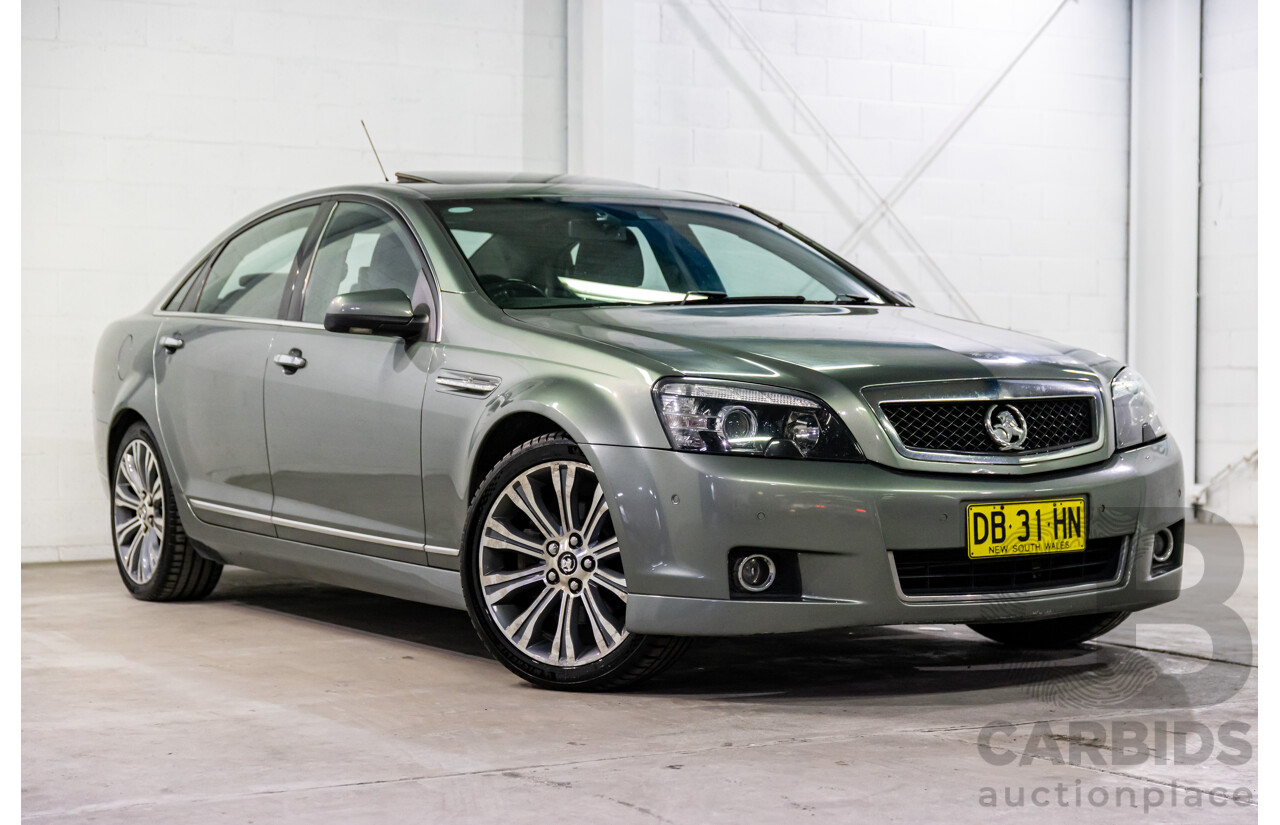 7/2015 Holden Caprice V WN MY15 4d Sedan Prussian Steel Grey Metallic V8 6.0L