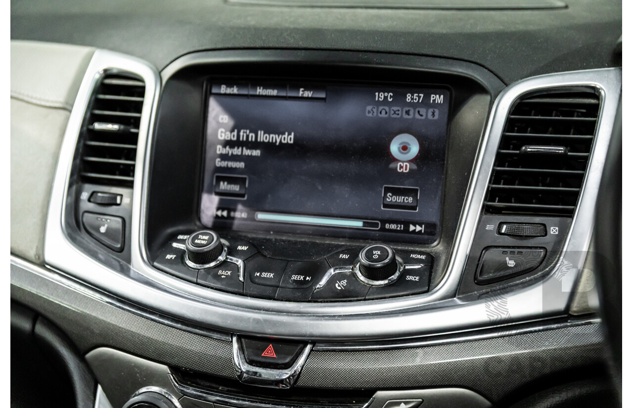 7/2015 Holden Caprice V WN MY15 4d Sedan Prussian Steel Grey Metallic V8 6.0L