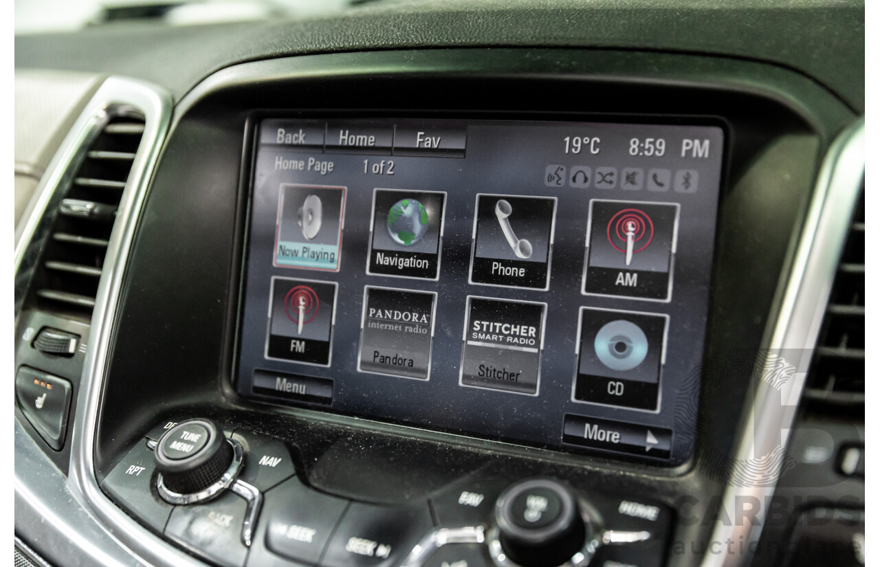 7/2015 Holden Caprice V WN MY15 4d Sedan Prussian Steel Grey Metallic V8 6.0L