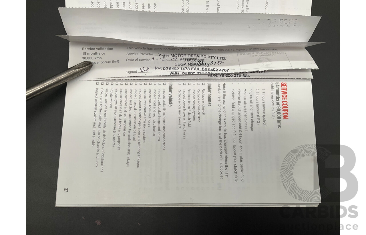 7/2015 Holden Caprice V WN MY15 4d Sedan Prussian Steel Grey Metallic V8 6.0L