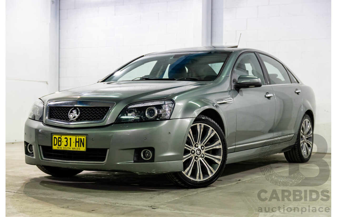 7/2015 Holden Caprice V WN MY15 4d Sedan Prussian Steel Grey Metallic V8 6.0L