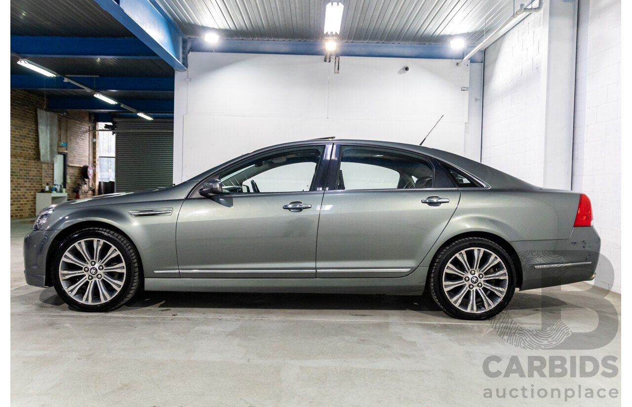 7/2015 Holden Caprice V WN MY15 4d Sedan Prussian Steel Grey Metallic V8 6.0L