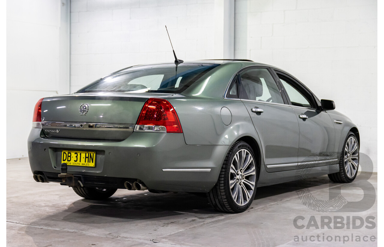 7/2015 Holden Caprice V WN MY15 4d Sedan Prussian Steel Grey Metallic V8 6.0L