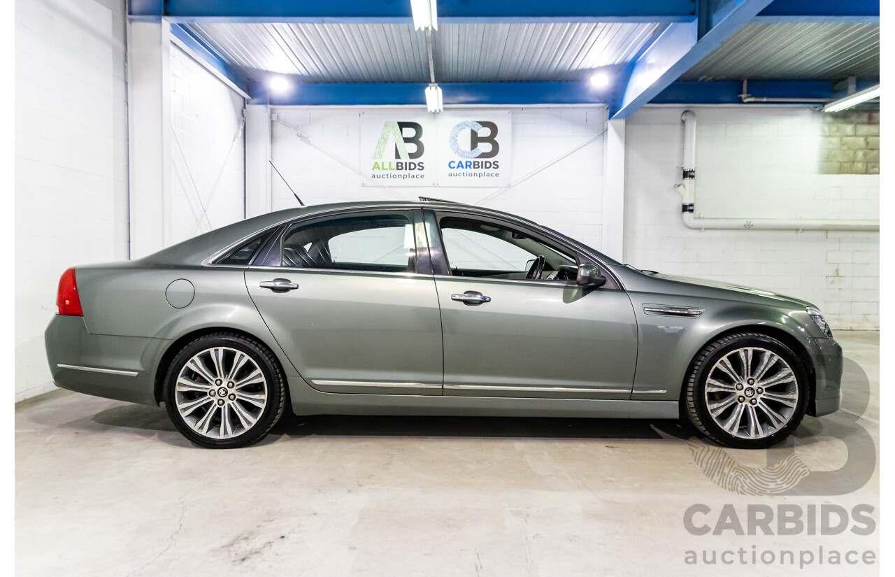 7/2015 Holden Caprice V WN MY15 4d Sedan Prussian Steel Grey Metallic V8 6.0L