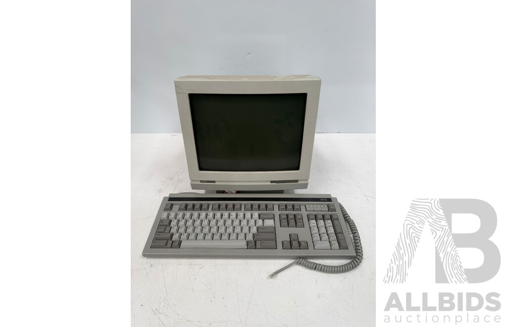 Wyse Computer Monitor + Wyse Keyboard