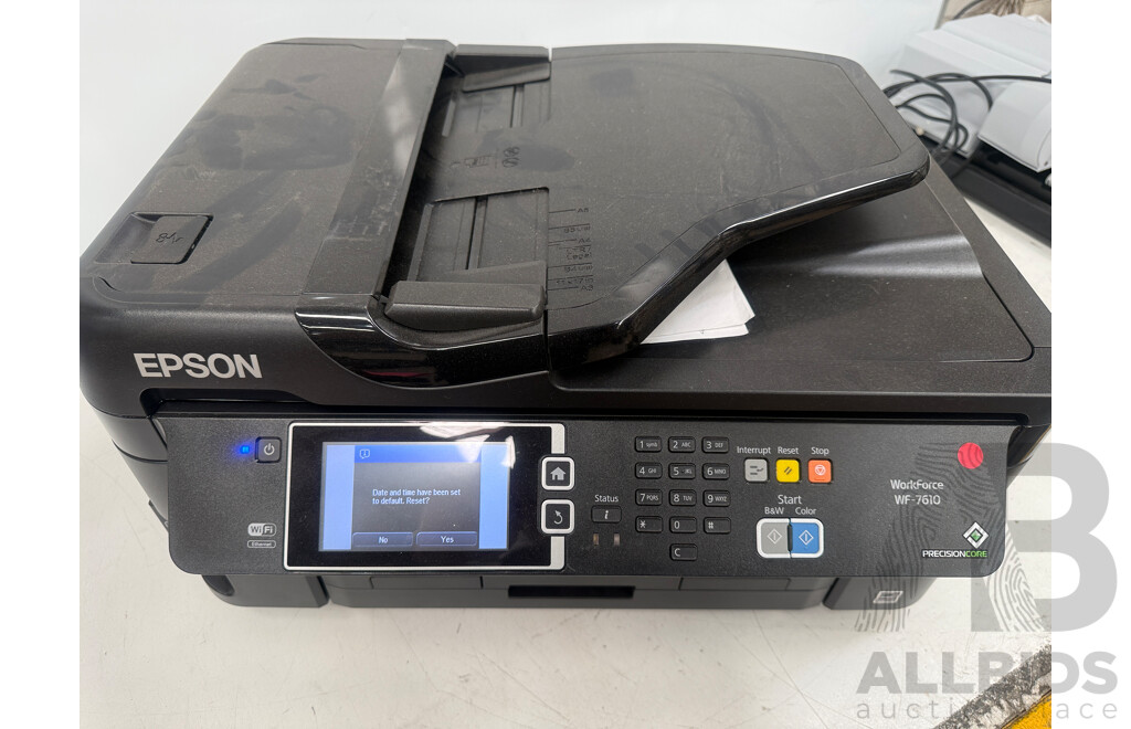 Epson Workforce WF7610 Printer Scanner + E-ImageData Scanpro 3000 Microfilm Scanner