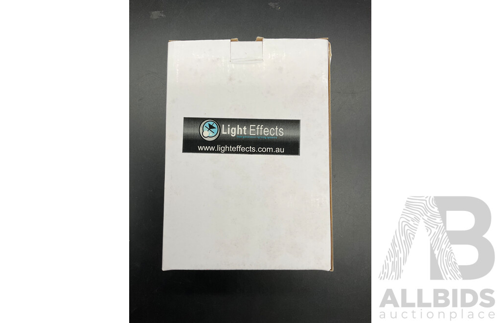 LIGHT EFFECTS Up Down Anodised Aluminium Wall Pillar Lights - Lot of 9