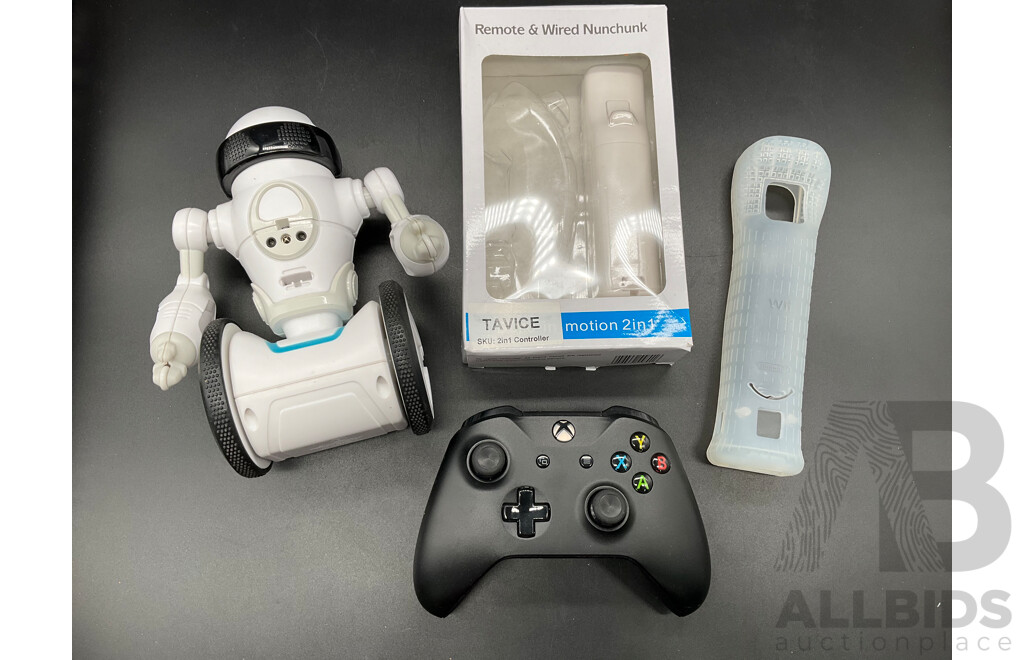 XBox Controler, Wii Accessories and WowWee MiP Balancing Robot