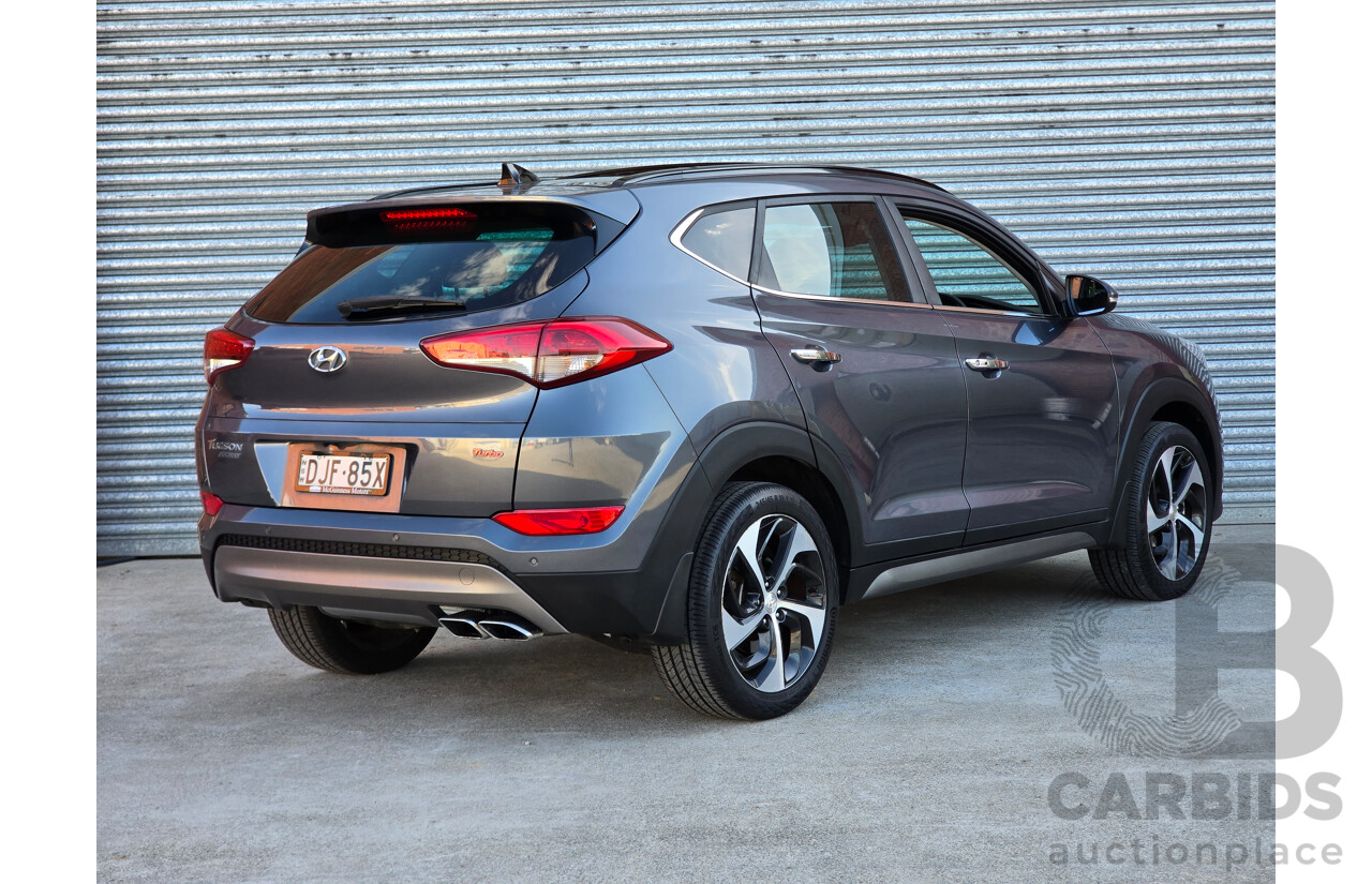 7/2016 Hyundai Tucson Highlander (AWD) TLe 4d Wagon Pepper Grey Metallic Turbo 1.6L